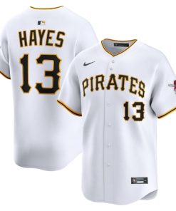 Ke'Bryan Hayes Pittsburgh Pirates Nike Home Limited Player Jersey - White