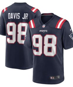 Carl Davis Jr. New England Patriots Nike Game Player Jersey - Navy