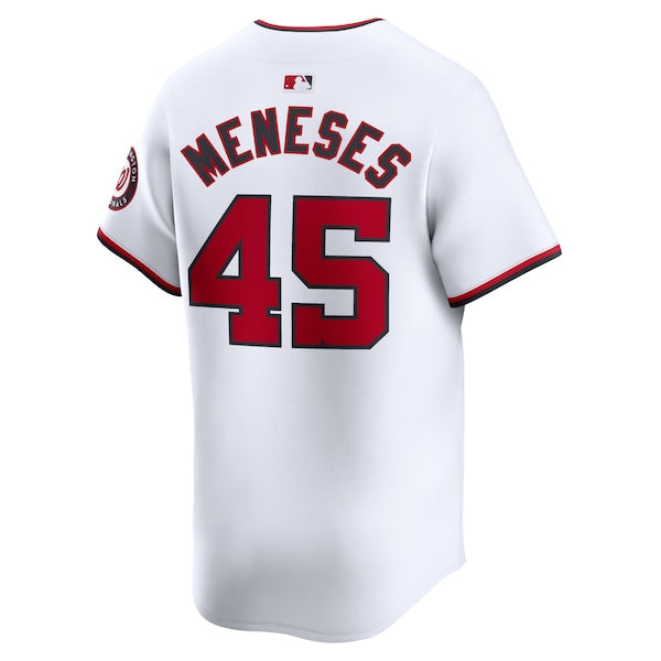 Joey Meneses Washington Nationals Nike Home Limited Player Jersey - White - Image 3