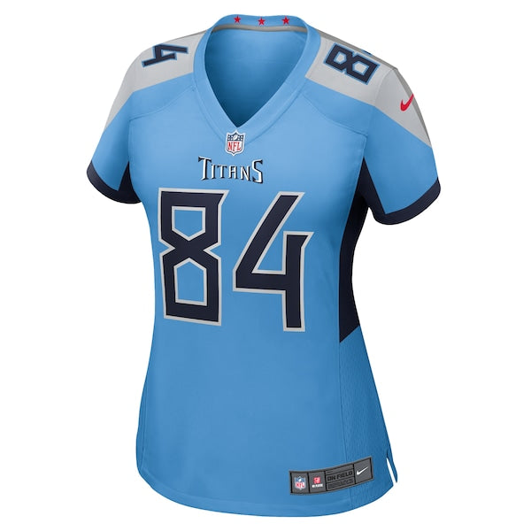 Gunnar Helm Tennessee Titans Nike Women's Team Game Jersey - Light Blue - Image 2