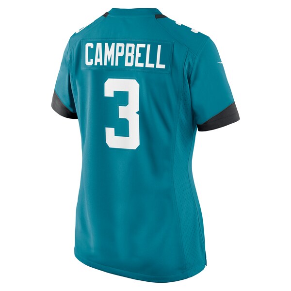Tyson Campbell Jacksonville Jaguars Nike Women's Game Jersey - Teal - Image 3