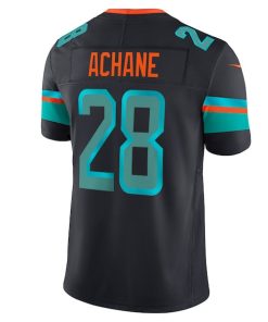 Alternative view of Miami Dolphins De¡¯Von Achane Nike 2025 Rivalries Collection Limited Jersey - Pitch Blue