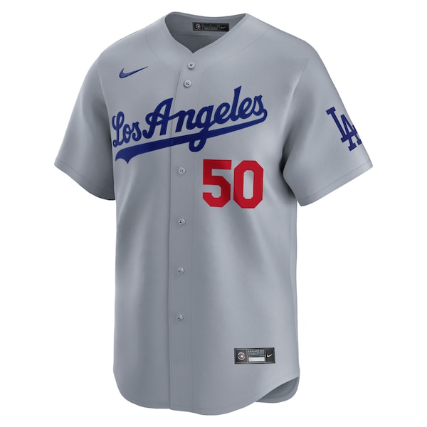 Mookie Betts Los Angeles Dodgers Nike Away Limited Player Jersey - Gray/White - Image 3