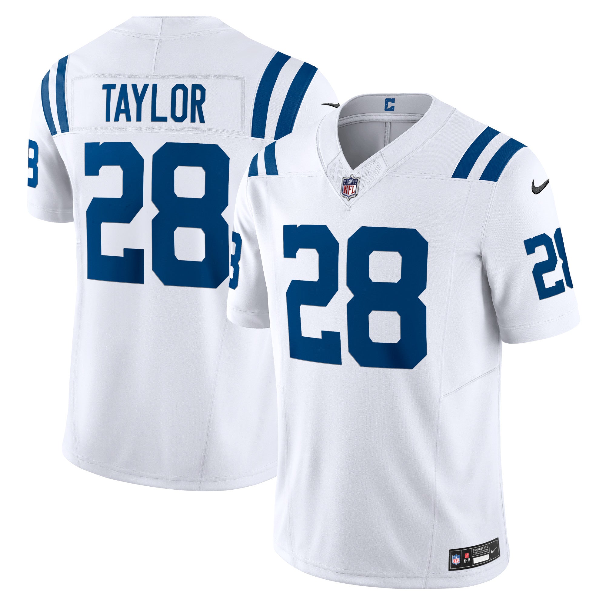 Jonathan Taylor Indianapolis Colts Nike Vapor F.U.S.E. Limited Jersey - Blue/Royal/White - Image 8