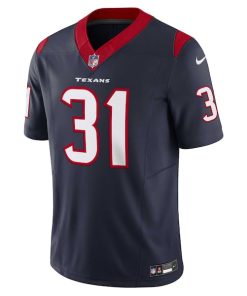 Alternative view of Dameon Pierce Houston Texans Nike Vapor F.U.S.E. Limited Jersey - Navy