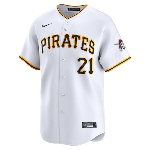 Roberto Clemente Pittsburgh Pirates Nike Home Limited Player Jersey - White - Image 2
