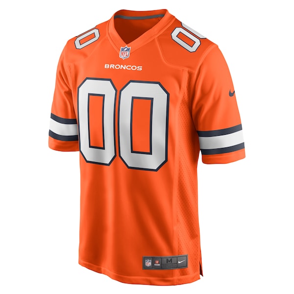 Denver Broncos Nike Alternate Custom Game Jersey - Orange - Image 2