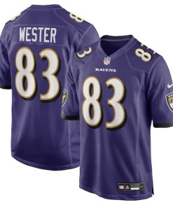 LaJohntay Wester Baltimore Ravens Nike Team Game Jersey - Purple
