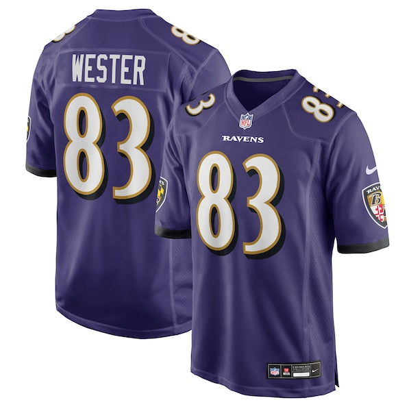 LaJohntay Wester Baltimore Ravens Nike Team Game Jersey - Purple