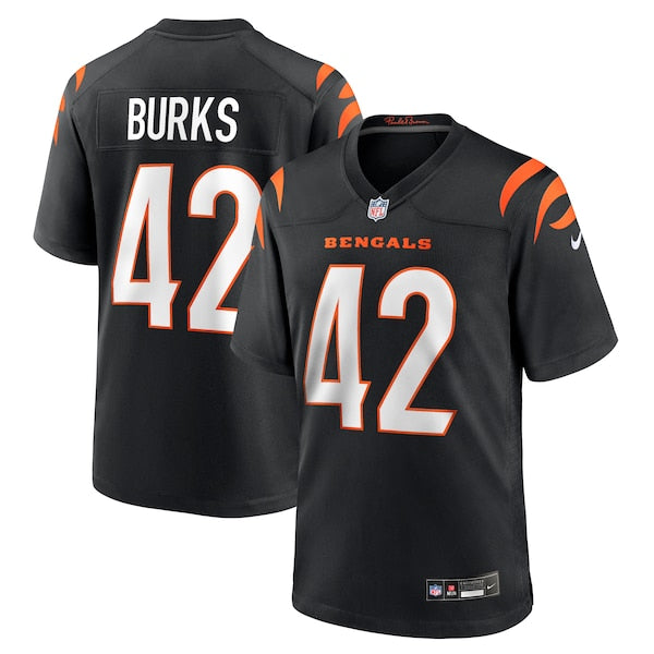 Oren Burks Cincinnati Bengals Nike Team Game Jersey - Black