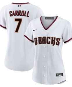 Corbin Carroll Arizona Diamondbacks Nike Women's Home Replica Player Jersey - White
