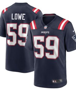 Vederian Lowe New England Patriots Nike Team Game Jersey -  Navy