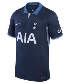Alternative view of Tottenham Hotspur Nike 2023/24 Away Stadium Replica Custom Jersey - Navy