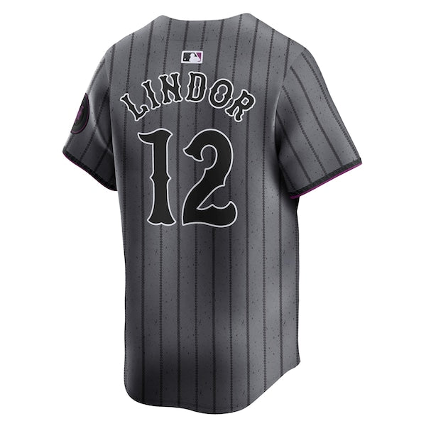 Francisco Lindor New York Mets Nike 2024 City Connect Limited Player Jersey - Graphite - Image 3