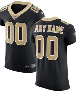 New Orleans Saints Nike Vapor Untouchable Custom Elite Jersey - Black