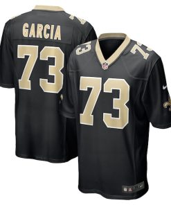 Max Garcia New Orleans Saints Nike Team Game Jersey -  Black