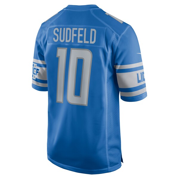 Nate Sudfeld Detroit Lions Nike Home Game Player Jersey - Blue - Image 3