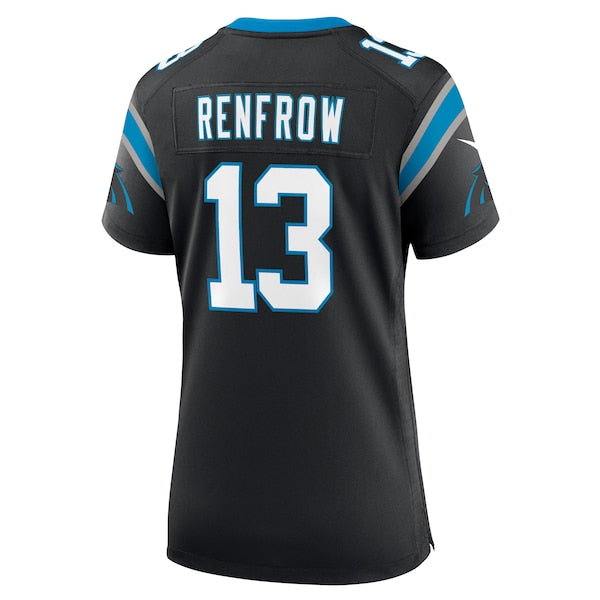 Hunter Renfrow Carolina Panthers Nike Women's Team Game Jersey - Black - Image 3