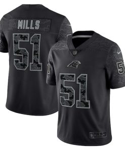 Sam Mills Carolina Panthers Nike Retired Player RFLCTV Limited Jersey - Black