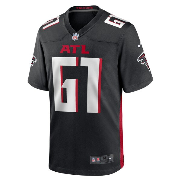 Matt Hennessy Atlanta Falcons Nike Team Game Jersey - Black - Image 2