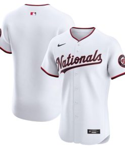 Washington Nationals Nike Home Elite Jersey - White