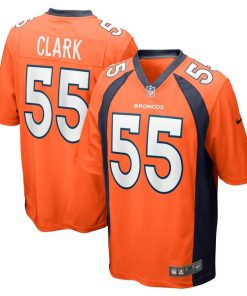 Frank Clark Denver Broncos Nike Team Game Jersey -  Orange