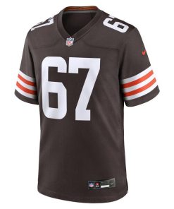 Alternative view of Javion Cohen Cleveland Browns Nike Team Game Jersey -  Brown