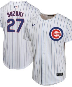 Seiya Suzuki Chicago Cubs Nike Youth Home Game Jersey - White