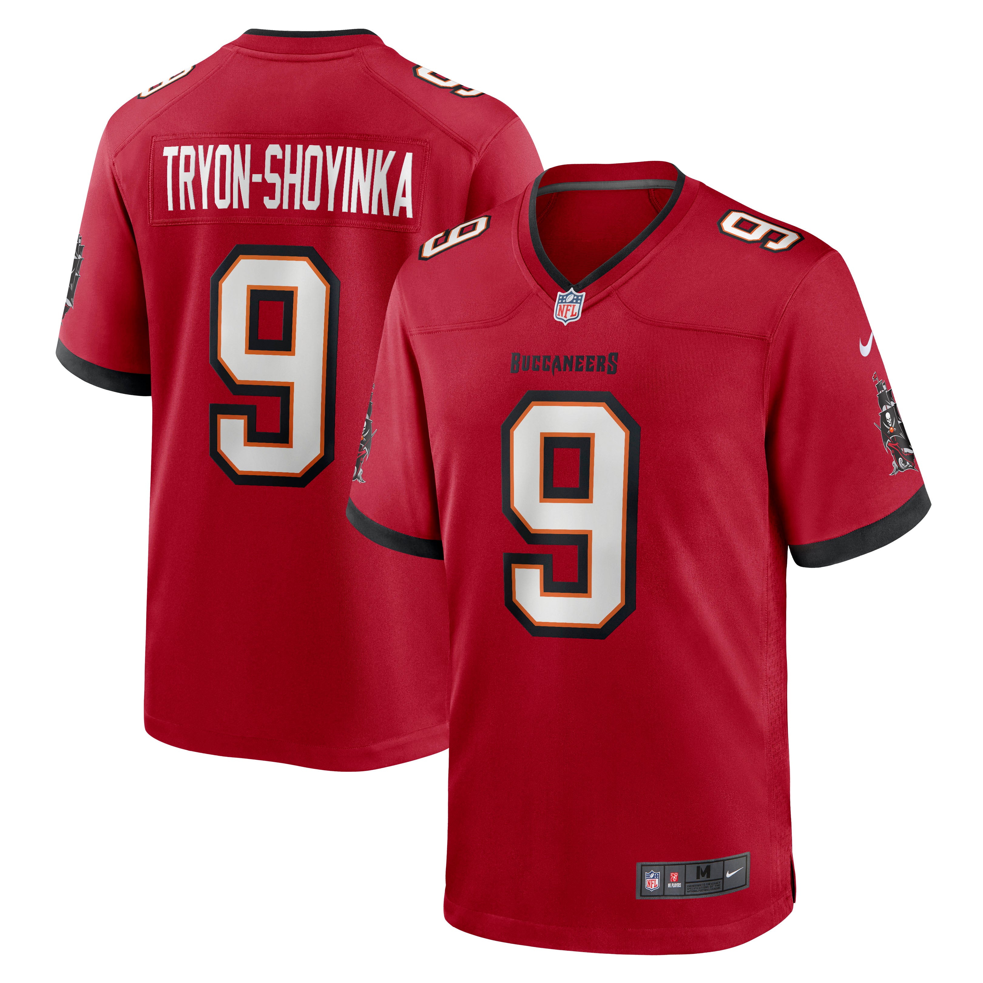 Joe Tryon-Shoyinka Tampa Bay Buccaneers Nike Throwback Game Jersey - Orange/Red - Image 5