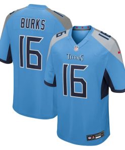 Treylon Burks Tennessee Titans Nike Team Game Jersey -  Light Blue
