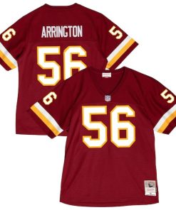 LaVar Arrington Washington Commanders  2001 Legacy Throwback Replica Jersey - Burgundy