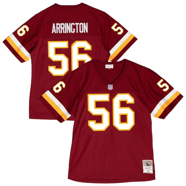 LaVar Arrington Washington Commanders 2001 Legacy Throwback Replica Jersey - Burgundy