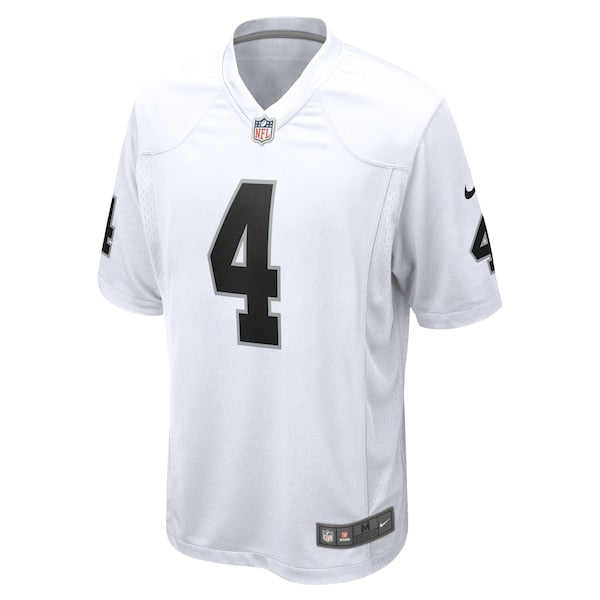 Aidan O'Connell Las Vegas Raiders Nike Game Jersey - White/Black - Image 4