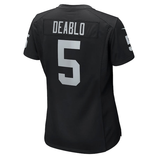 Divine Deablo Las Vegas Raiders Nike Women's Player Game Jersey - Black - Image 3