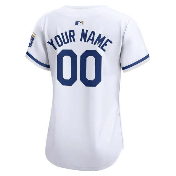 Kansas City Royals Nike Women's Home Limited Custom Jersey - White - Image 3