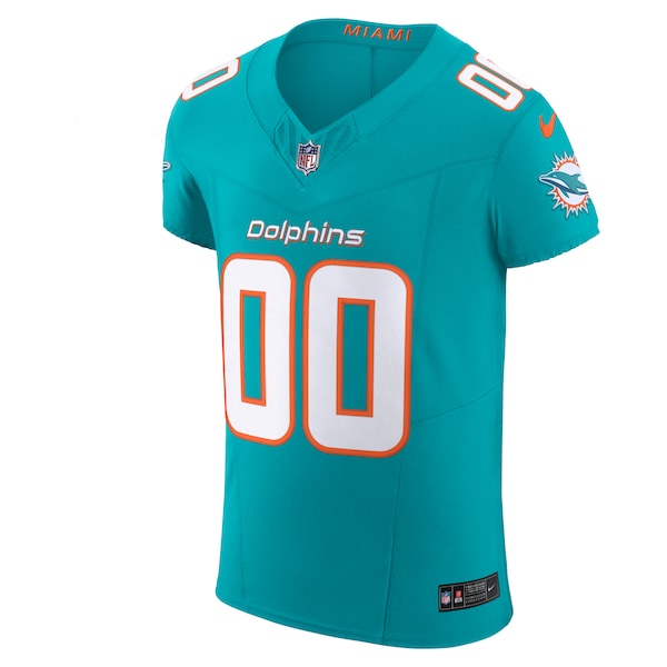 Miami Dolphins Nike Vapor F.U.S.E. Elite Custom Jersey - Aqua - Image 2