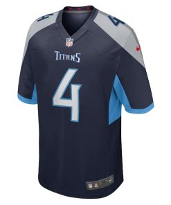 Alternative view of Ryan Stonehouse Tennessee Titans Nike Game Player Jersey - Navy