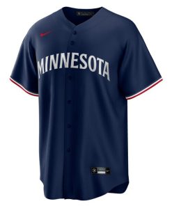 Alternative view of Royce Lewis Minnesota Twins Nike Alternate Replica Jersey - Navy