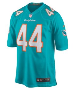 Alternative view of Chop Robinson Miami Dolphins Nike  Game Jersey -  Aqua