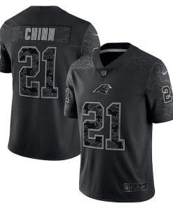Jeremy Chinn Carolina Panthers Nike RFLCTV Limited Jersey - Black