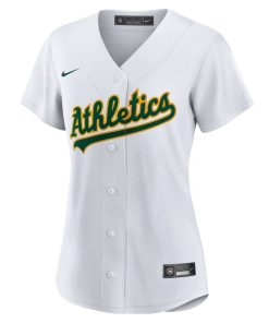 Alternative view of Denzel Clarke Athletics Nike Women's Home Replica Jersey - White