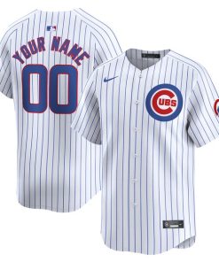 Chicago Cubs Nike Youth Home Limited Custom Jersey - White