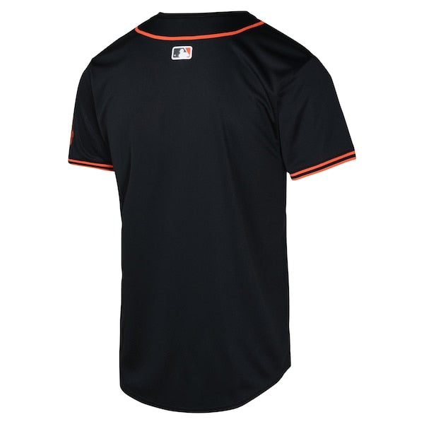 San Francisco Giants Nike Youth Alternate Limited Jersey - Black - Image 3