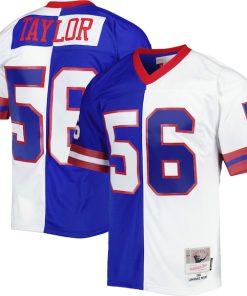 Lawrence Taylor New York Giants 1986 Split Legacy Replica Jersey - Royal/White