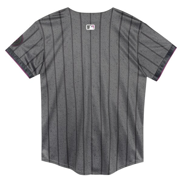 New York Mets Nike Preschool City Connect Jersey - Gray - Image 3