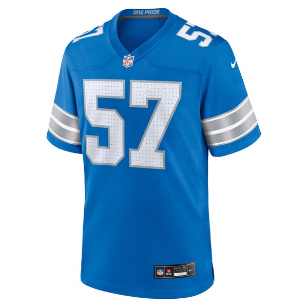 Nate Lynn Detroit Lions Nike Game Jersey - Blue - Image 2
