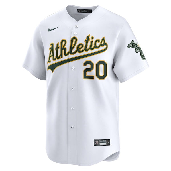 Zack Gelof Oakland Athletics Nike Home Limited Player Jersey - White - Image 2