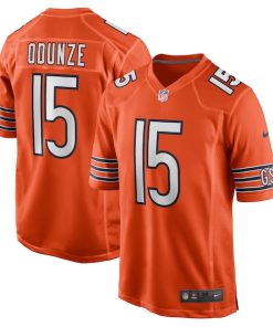 Rome Odunze Chicago Bears Nike Alternate Game Jersey -  Orange/White