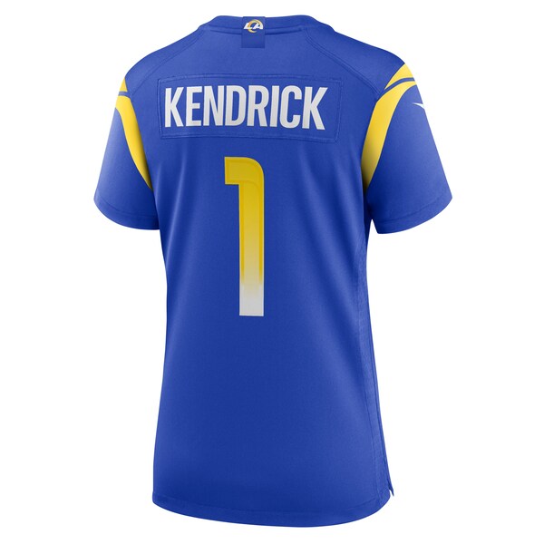 Derion Kendrick Los Angeles Rams Nike Women's Home Game Jersey - Royal - Image 3