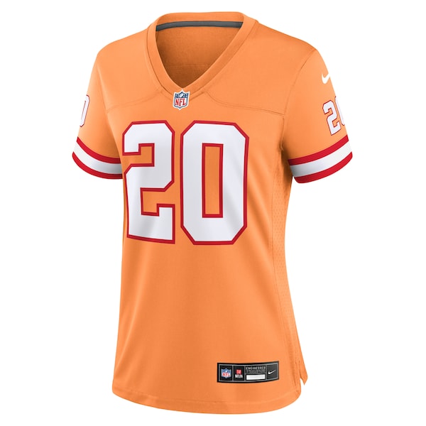 Ronde Barber Tampa Bay Buccaneers Nike Women's Throwback Game Jersey - Orange - Image 2